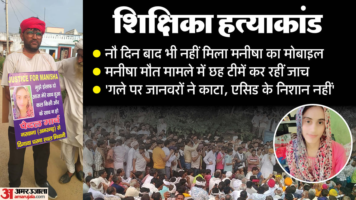 Bhiwani Teacher Murder Case Manisha Father Reveals New Phone Mystery Call Records Raise Questions