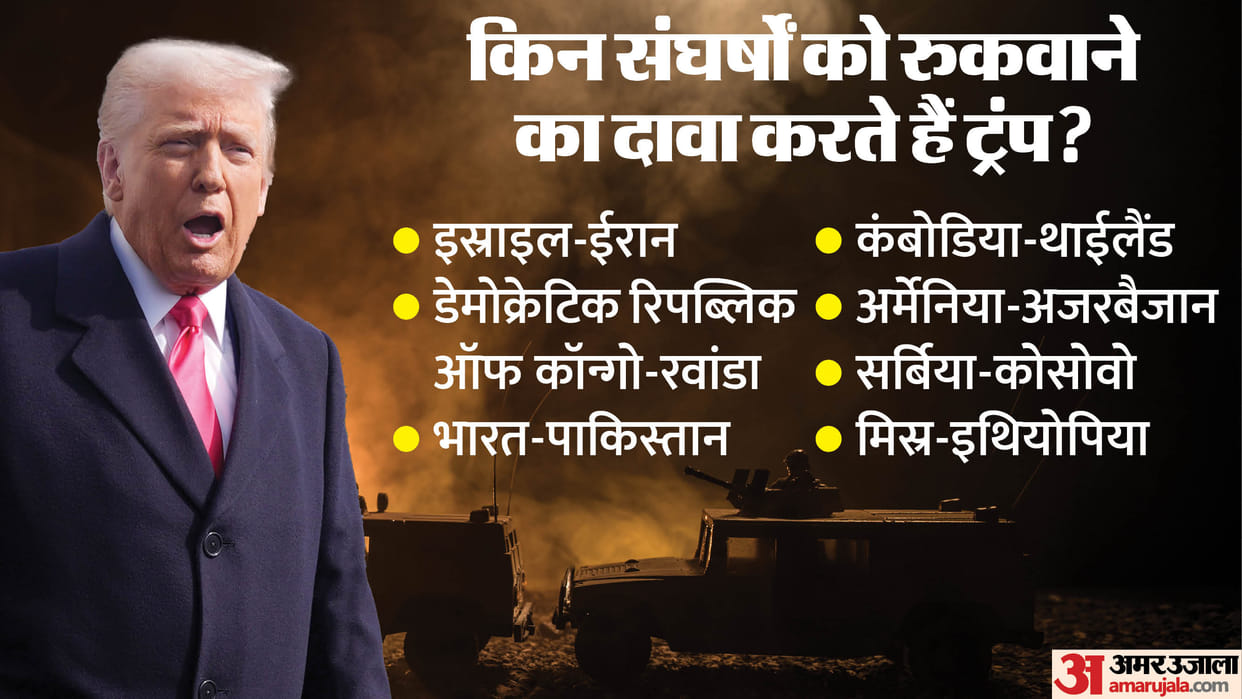 US President Donald Trump claims of stopping Conflicts and Wars fact checked and explained India Pakistan Iran