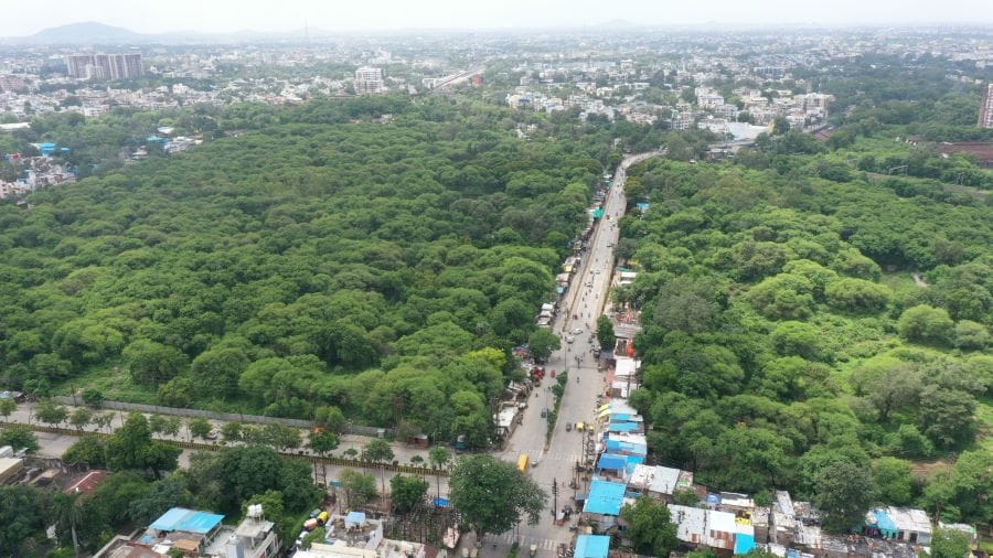 indore news hukumchand mill save protest for tree water natural forest