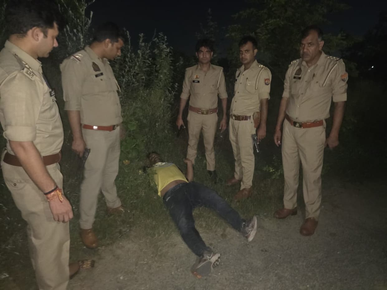 Three robbers who looted rs50 lakh jewellery from trader arrested in Meerut encounter, two injured