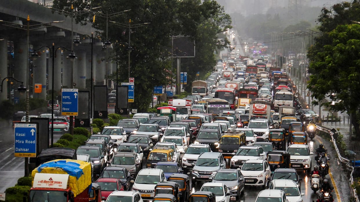 Mumbai Traffic Woes Public Transport Crisis BEST Buses Shrink as Mumbai Vehicle Count Soars