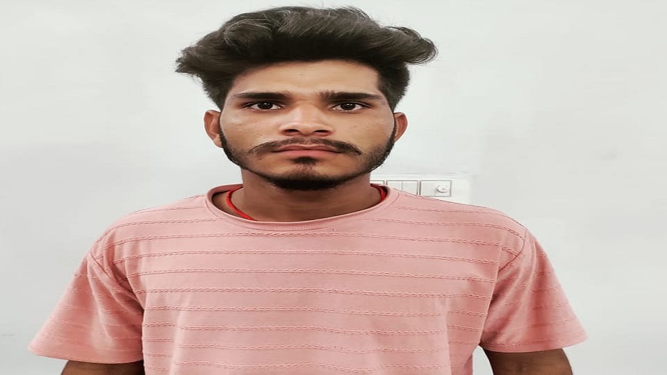 GPM On friend birthday a young man got his photo clicked with a sword police arrested him after it went viral