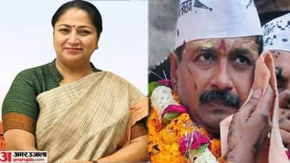 सीएम रेखा गुप्ता और अरविंद केजरीवाल