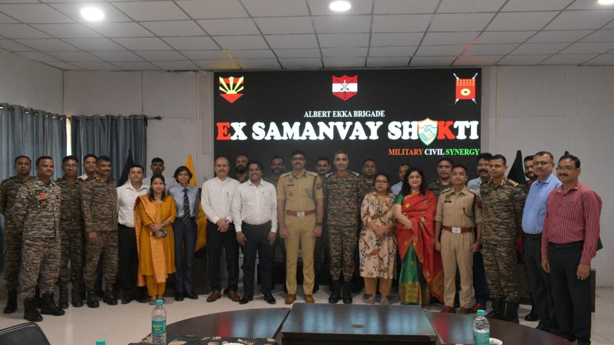 samanvay shakti 2025 initiative army-civilian cooperation Assam-Manipur special focus security development