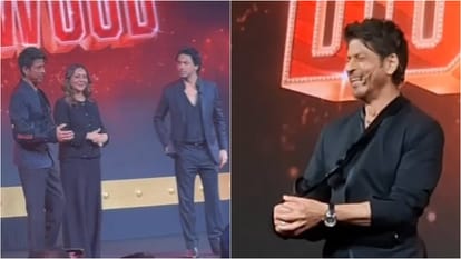 Shah Rukh Khan Attends Son Aryan Khan Directorial Debut Web Series The Bads Of Bollywood Preview Release Event