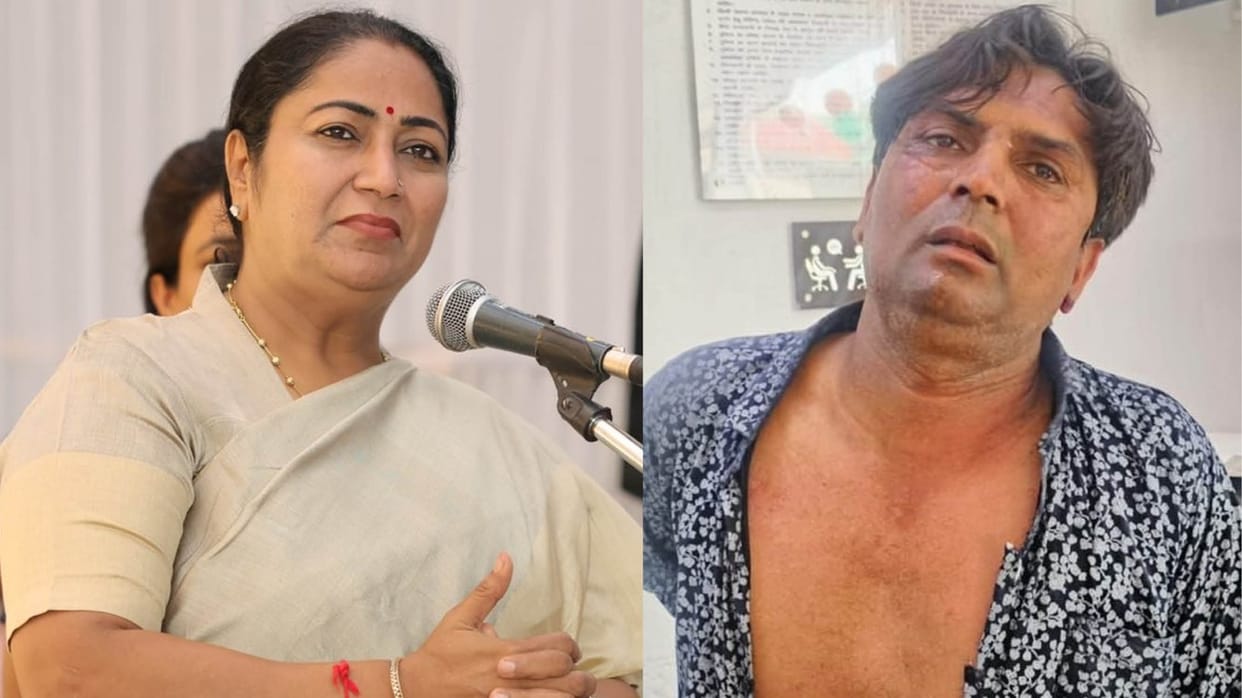 Rajesh Bhai Khimji who attacked CM Rekha has been absconding