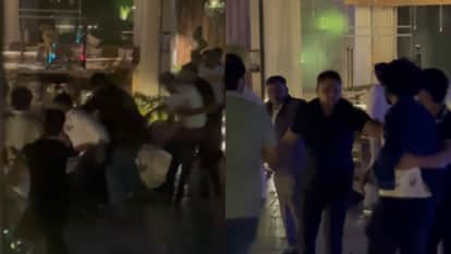 बार में जमकर हुई मारपीट