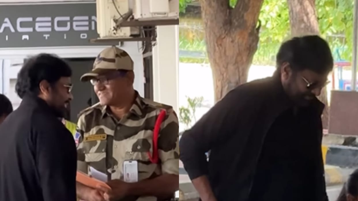 Vishwambhara Movie Star Chiranjeevi Went Out To Celebrate 70th Birthday With Family