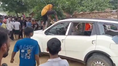 youth beaten and thrown into dam villagers angry with his death created ruckus in mirzapur