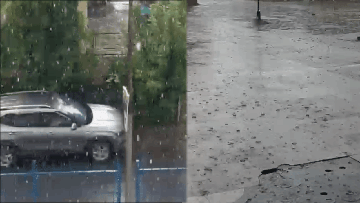 delhi ncr weather update today noida and greater noida rain with traffic jam