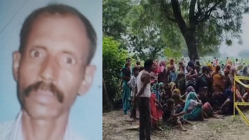 dead body of a person was found on a cot relatives alleged murder Police started investigation