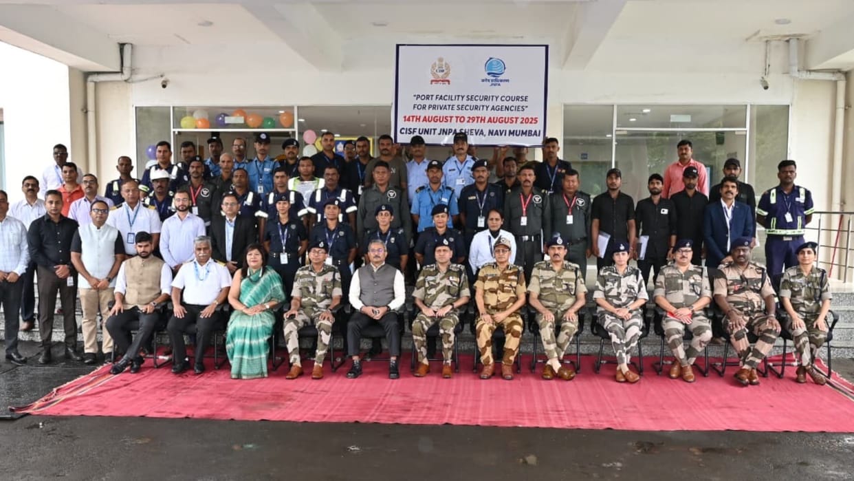CISF is strengthening India's hybrid port security model, training private security personnel