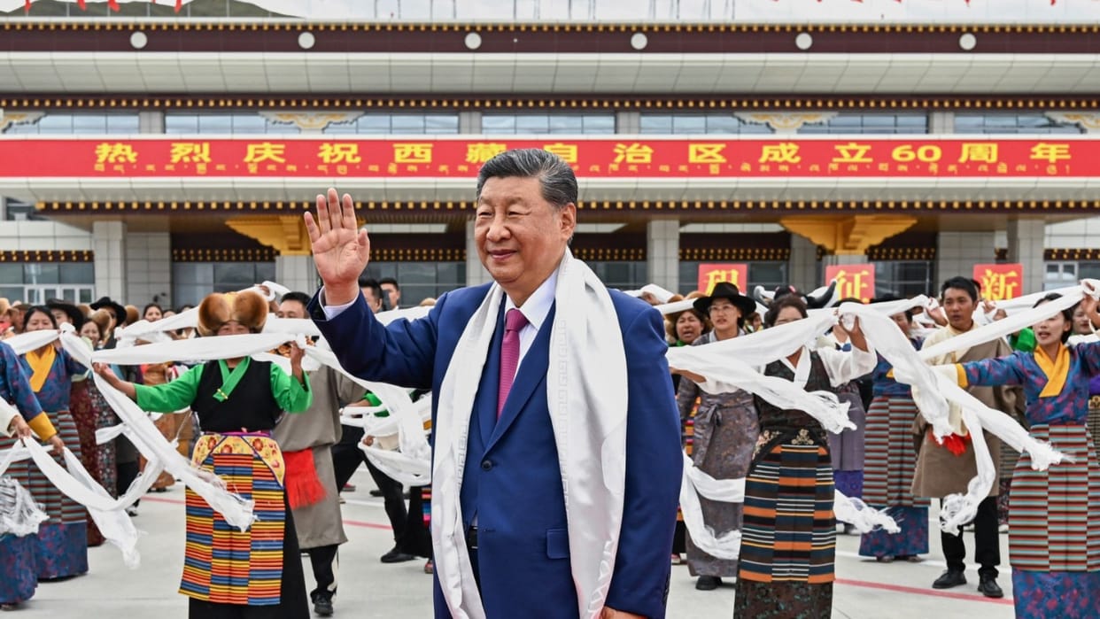 Chinese President Jinping reached Tibet amidst changing global conditions