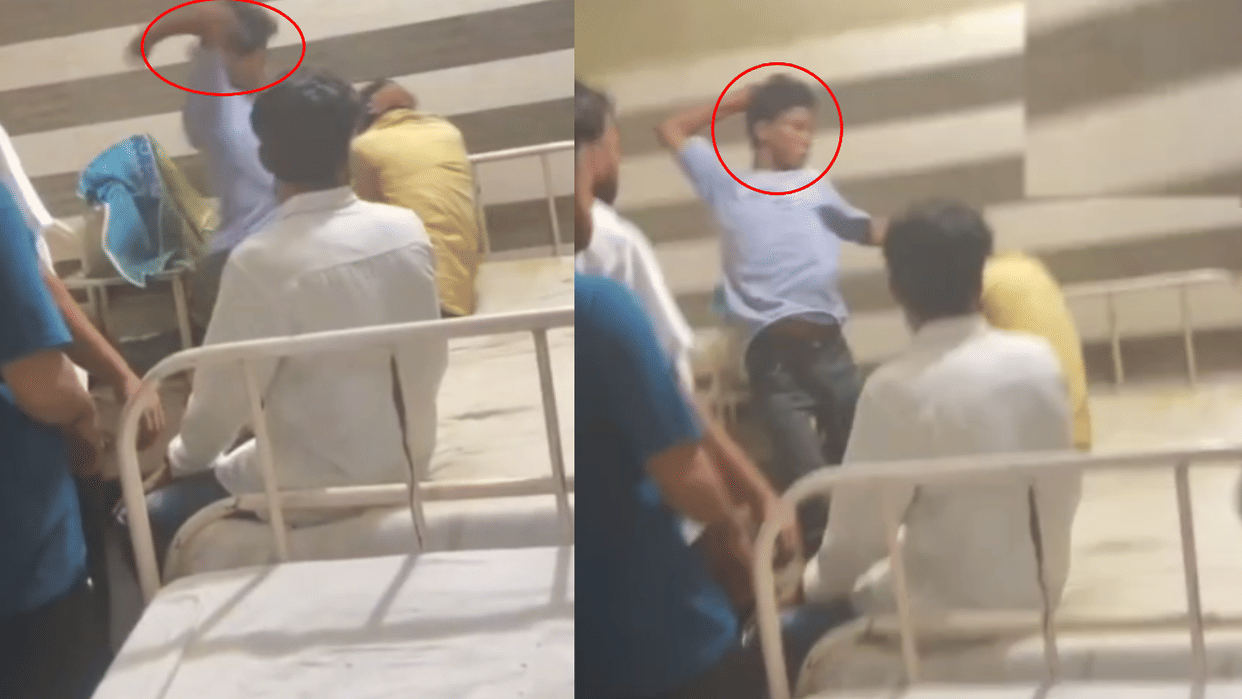 some bullies entered a clinic and beat up a young man badly