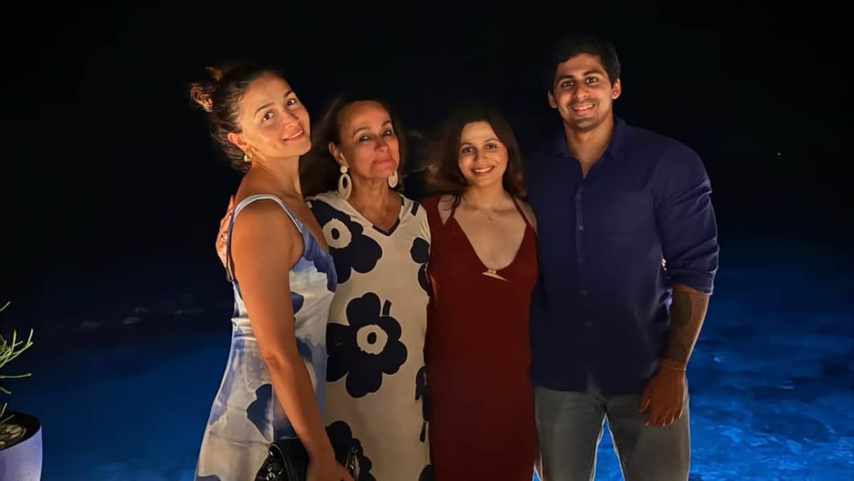 Alia Bhatt goes on beach vacation with sister Shaheen her boyfriend Ishaan Mehra mom Soni Razdan also join