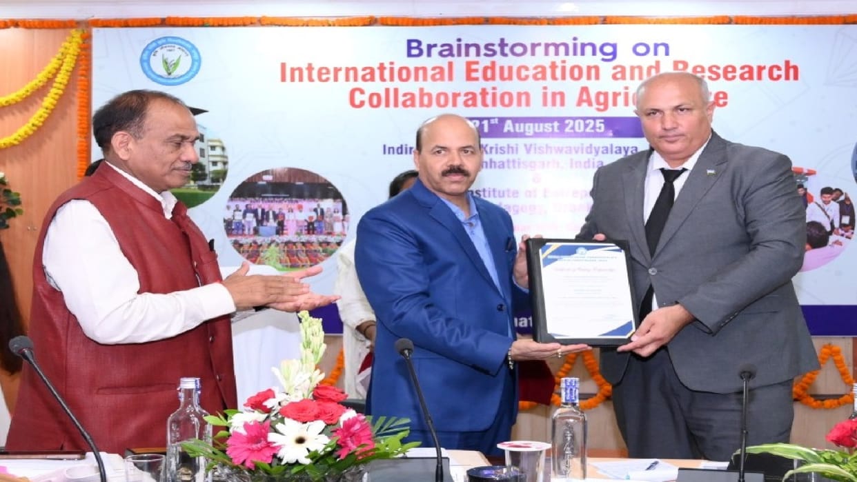 Chhattisgarh rice attracted attention of Uzbekistan scientists: Agreement signed between IGKV-Denau Institute