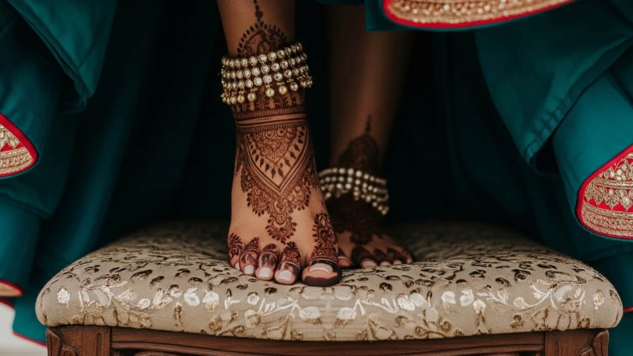 Hartalika Teej 2025 Beautiful Mehndi Design Ideas for Feet Easy and Traditional Style