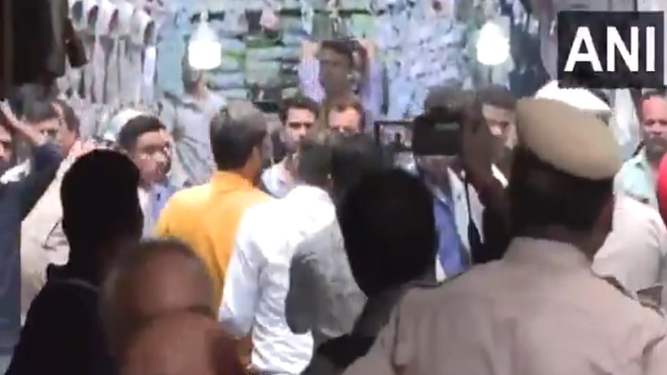 Police detained two people on suspicion of creating ruckus near CM Rekha Gupta's event venue