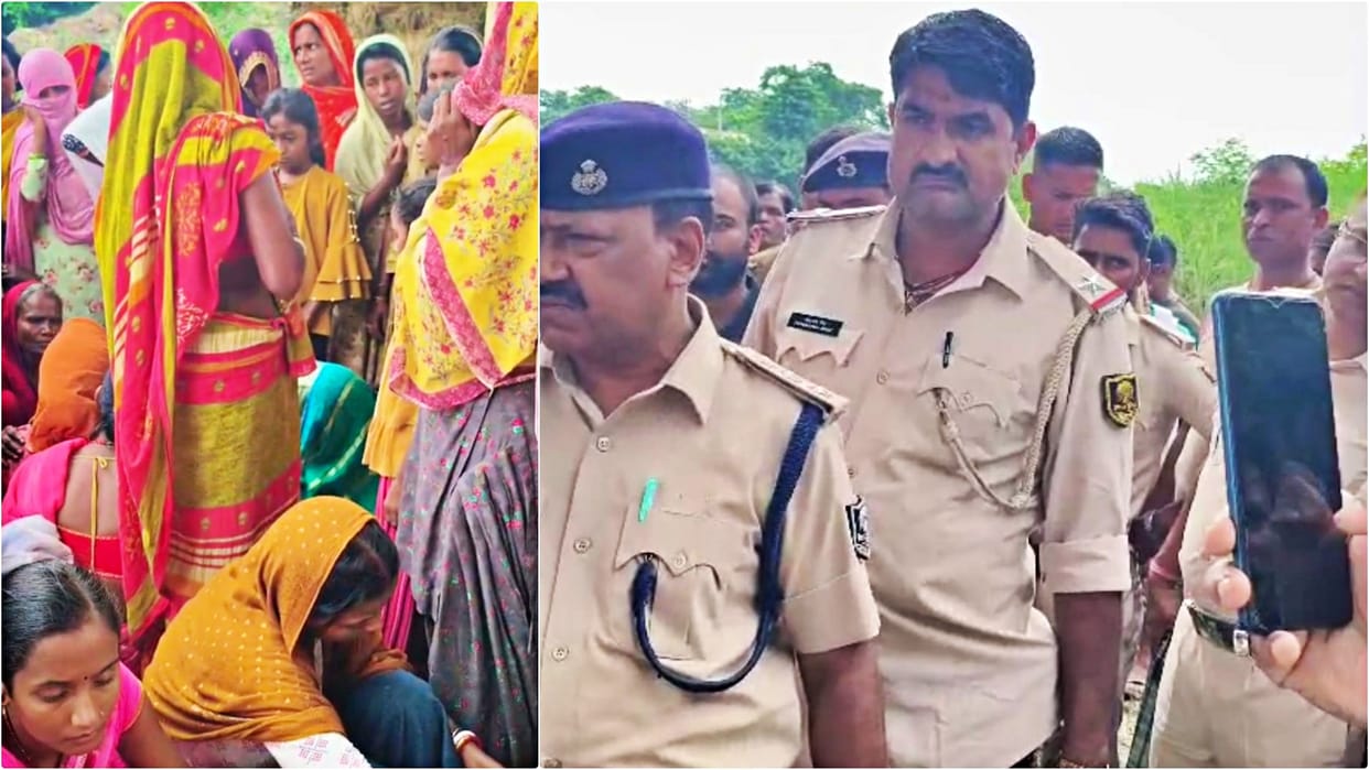 Samastipur News: Sensation due to finding dead body of a middle-aged man, villagers blocked Rajghat bridge