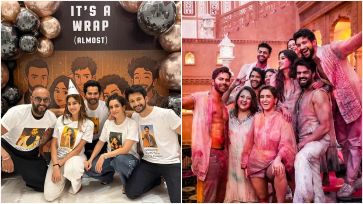 varun dhawan wraps shoot sunny sanskari ki tulsi kumari janhvi kapoor sanya malhotra rohit saraf
