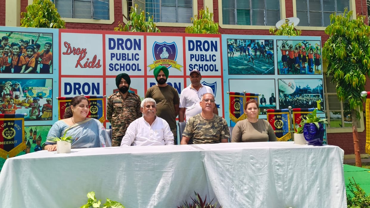 NCC Cadet Selection for Thal Sainik Camp 2025 Begins at Dron Public School Sardhana