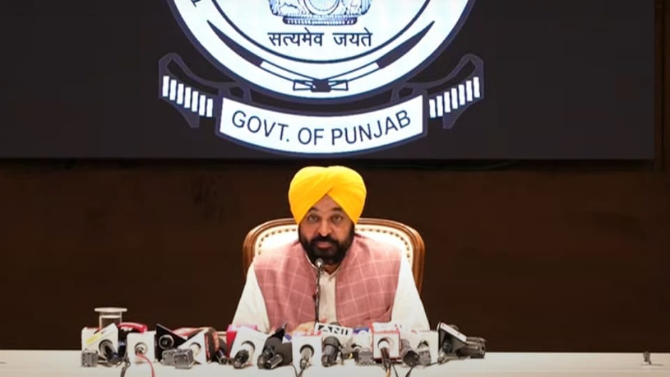 Punjab CM Bhagwant Mann Press conference today in chandigarh all update
