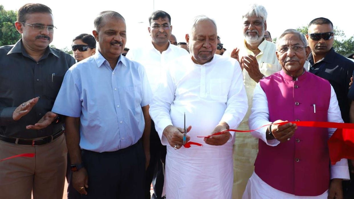 Bihar News : Nitish Kumar inaugurated Kachchi Dargah Bidupur Six Lane connected with Digha Didarganj