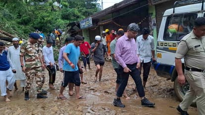 Chamoli Cloudburst people missing market destroyed by debris SDRF NDRF personnel deployed Watch Photos