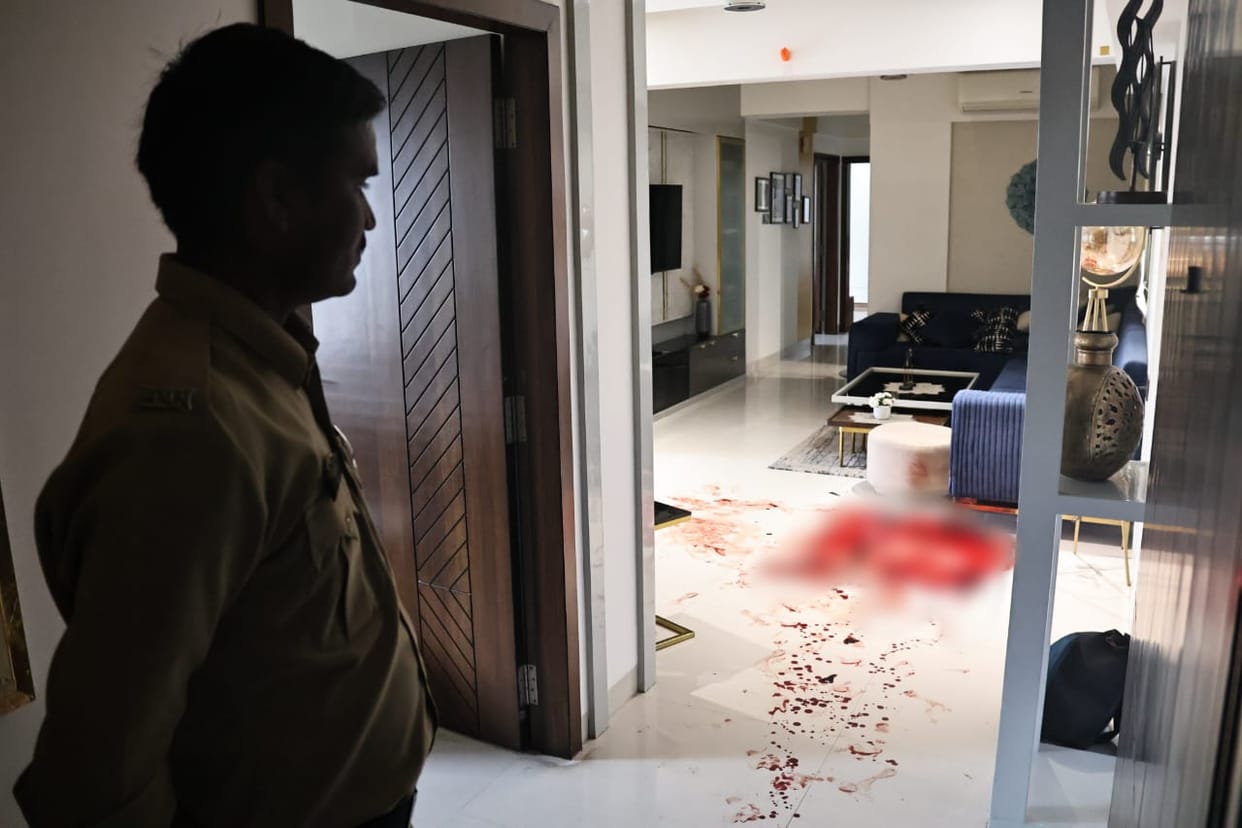 Indore: Son told the accused- don't kill my father, Vivek did not stop, stabbed 12 times on the chest