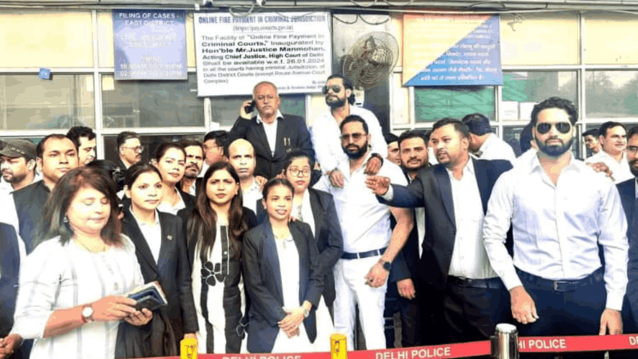 Delhi lawyers strike will continue on Monday as well