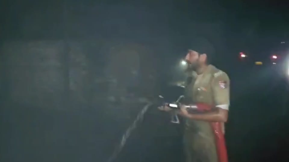 Accident in Hoshiarpur Mandiyalan reverberated with blast late night
