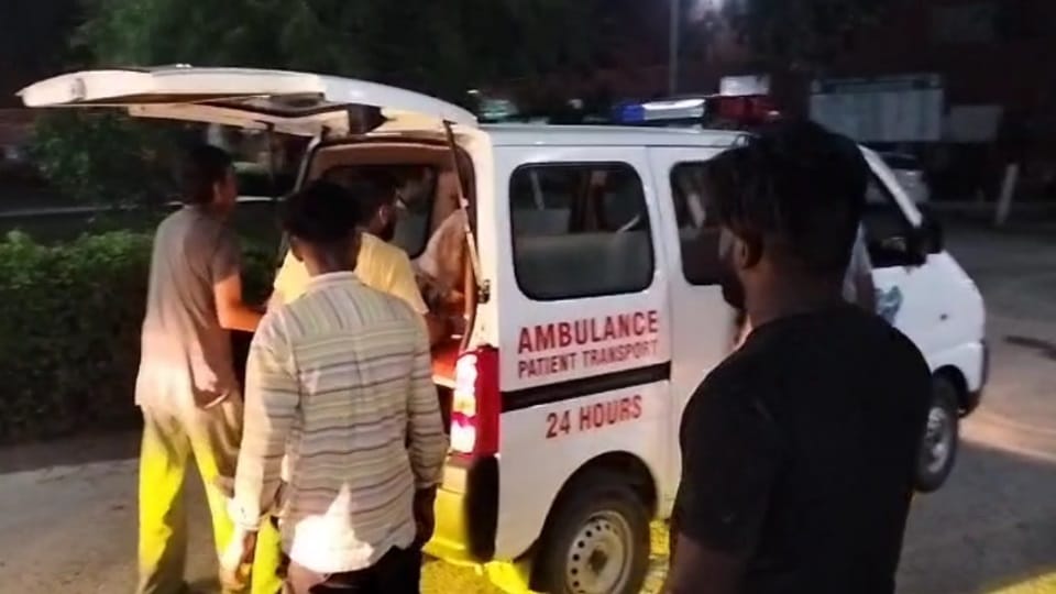 Accident in Hoshiarpur Mandiyalan reverberated with blast late night