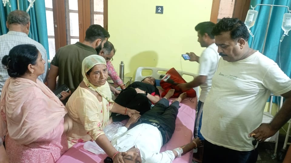 Jammu and Kashmir news Road accident in Arnia Bus falls off bridge school children were also on board