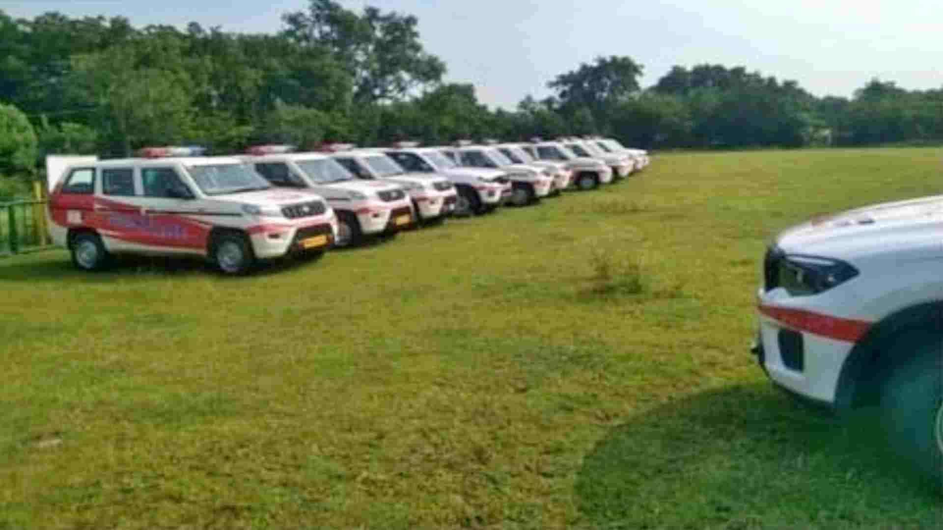 सीहोर पुलिस को मिले 24 नए हाईटेक वाहन।