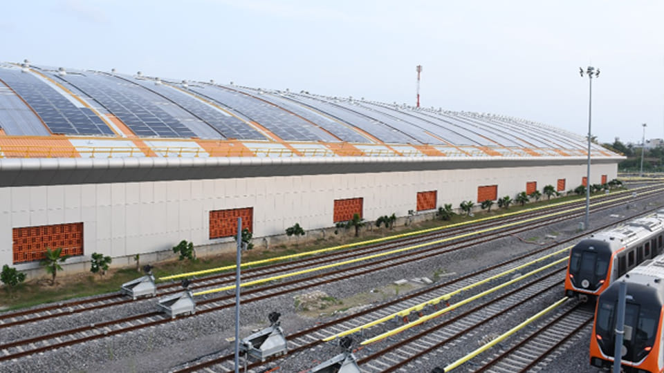 Kanpur: Metro saved two crore rupees in two years with one megawatt solar plant
