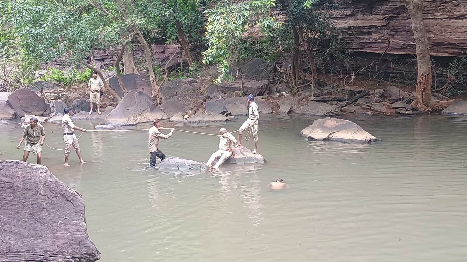 MP Crime: Two Friends Drown at Raja Baba Waterfall During Picnic in Satna