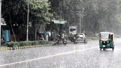 Delhi NCR weather update today Big relief from humid heat and heavy rain in many areas