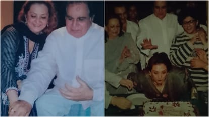 Saira Banu Shares her throwback Photos with late husband Dilip Kumar with love note on Her Birthday