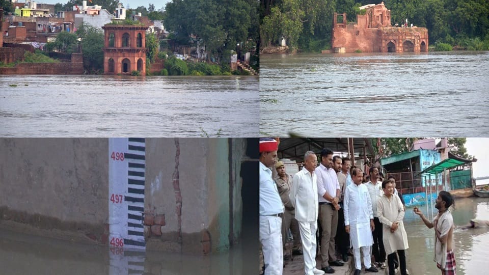 Yamuna river crosses danger mark in Agra administration on alert 21 areas in danger