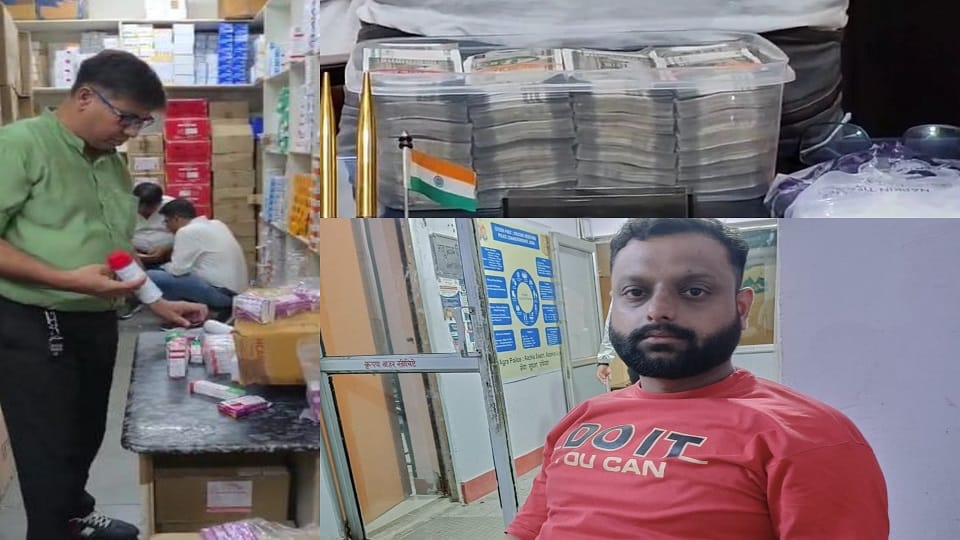 Medical agency operator Himansu Aggarwal accused in the fake medicines case spent the night in jail.