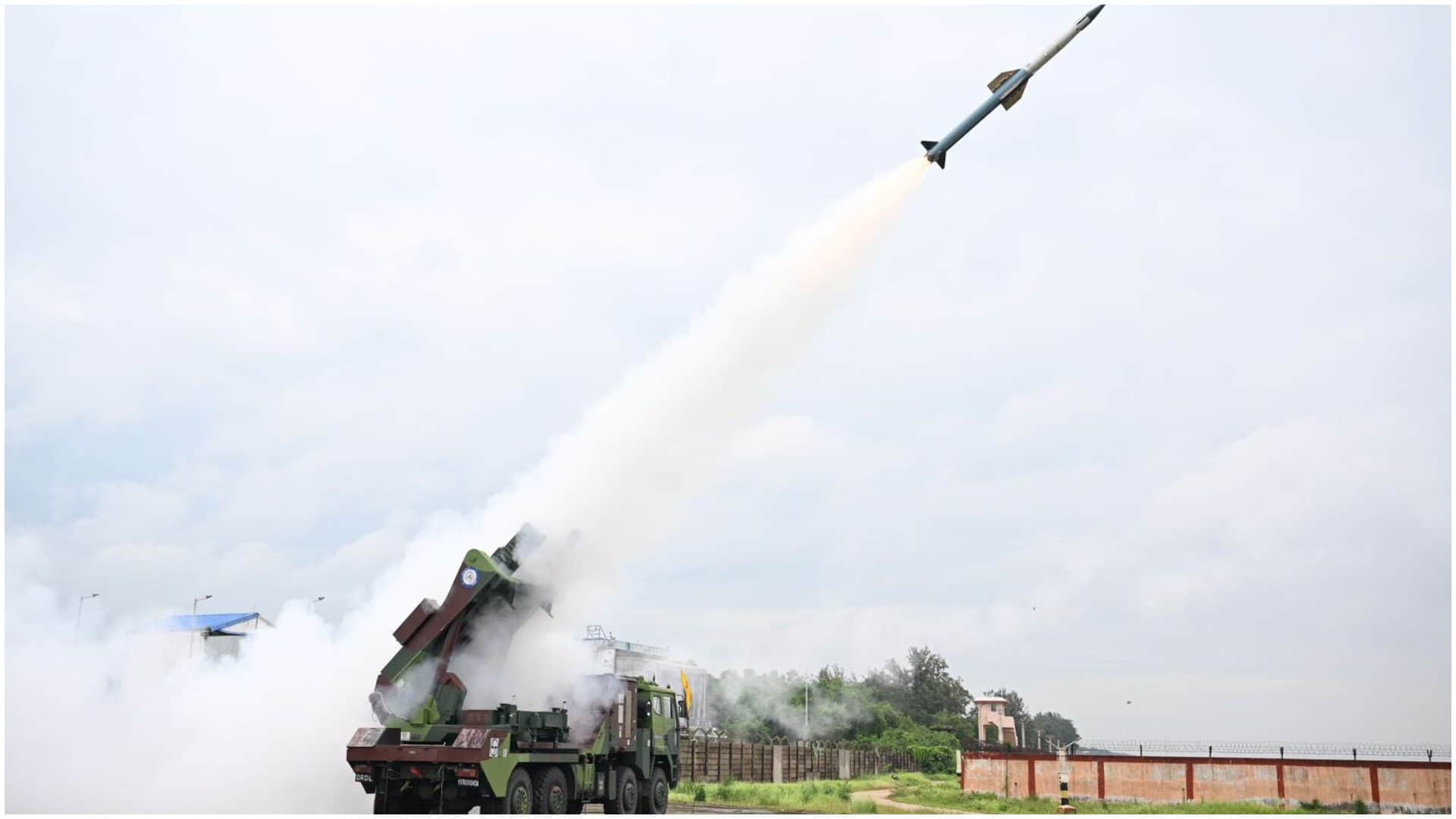 What is the Integrated Air Defense Weapon System, which was successfully tested; what is its power?