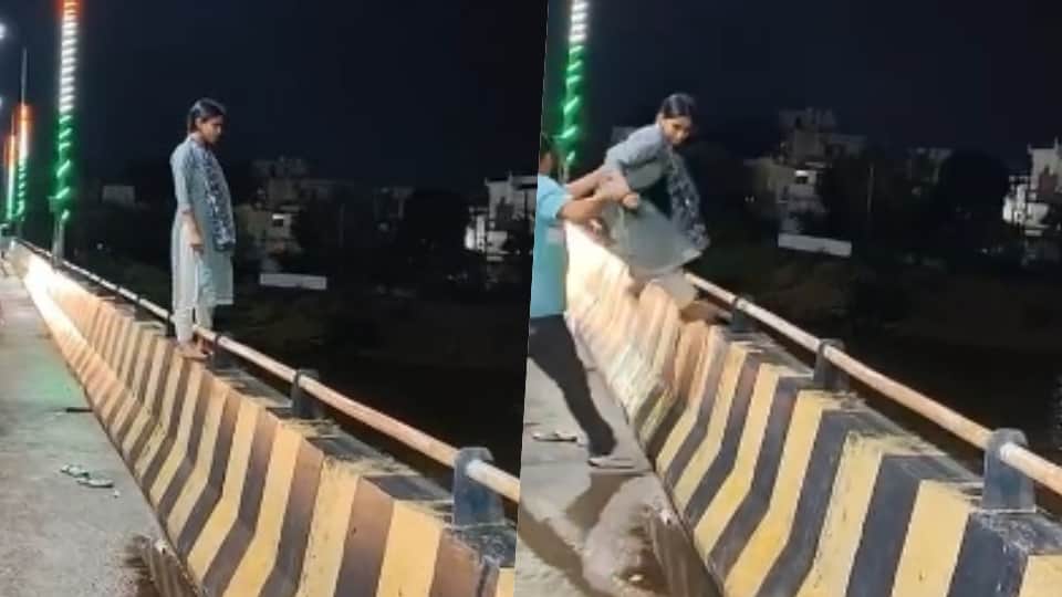 बिलासपुर के सरकंडा पुल पर नदी में कूदकर आत्महत्या का प्रयास