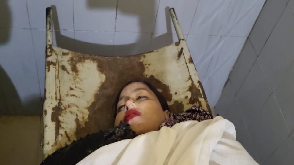 High speed pickup hit the bike woman died