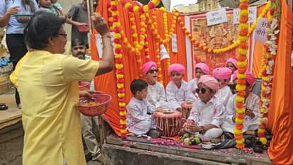 पुष्करणा दिवस पर निकाली शोभायात्रा।