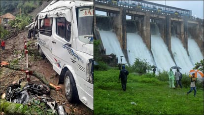 many people died in incidents related to heavy rains in different parts of country most in Jharkhand