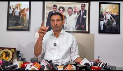 पीसीसी चीफ जीतू पटवारी की प्रेसवार्ता