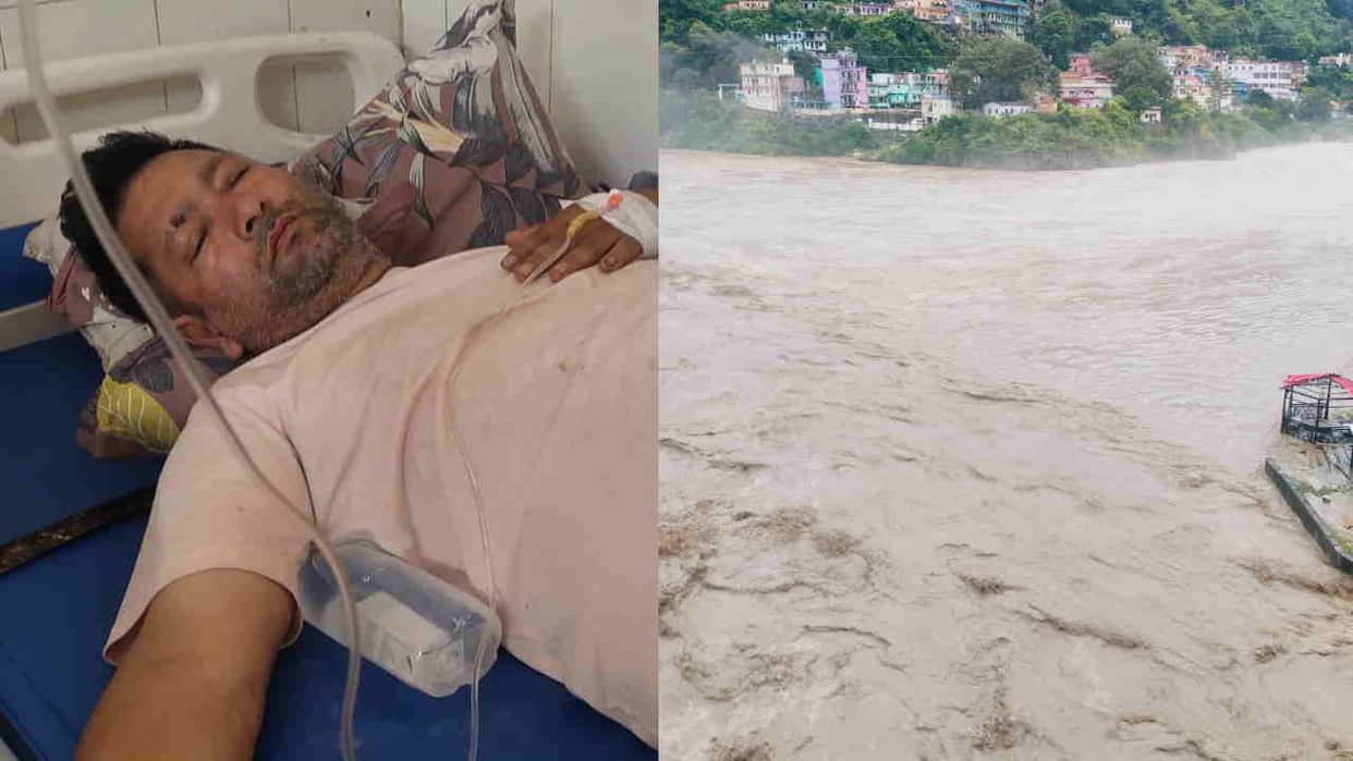 Chamoli Cloudburst Prem Butola was alerting people by whistling debris swept him away for 100 meters Tharali