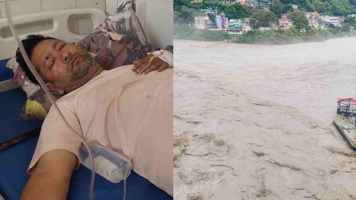 Chamoli Cloudburst Prem Butola was alerting people by whistling debris swept him away for 100 meters Tharali