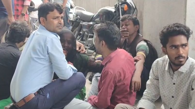 road accident in Greater Noida Car hits four teenagers riding a bike all die