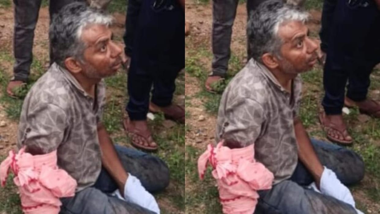 Lalitpur: Scooty rider stuck in a truck...dragged for 500 meters, this is how he saved his life